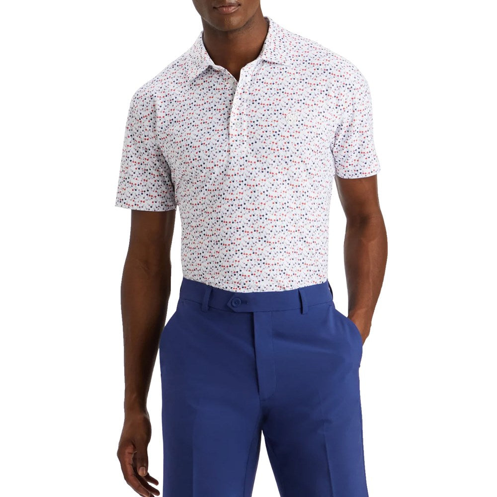 G/Fore Aye Papi Tech Pique Slim Fit Golf Polo - Snow