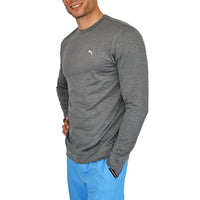 Puma Cloudspun Golf Crewneck - Quiet Shade Heather