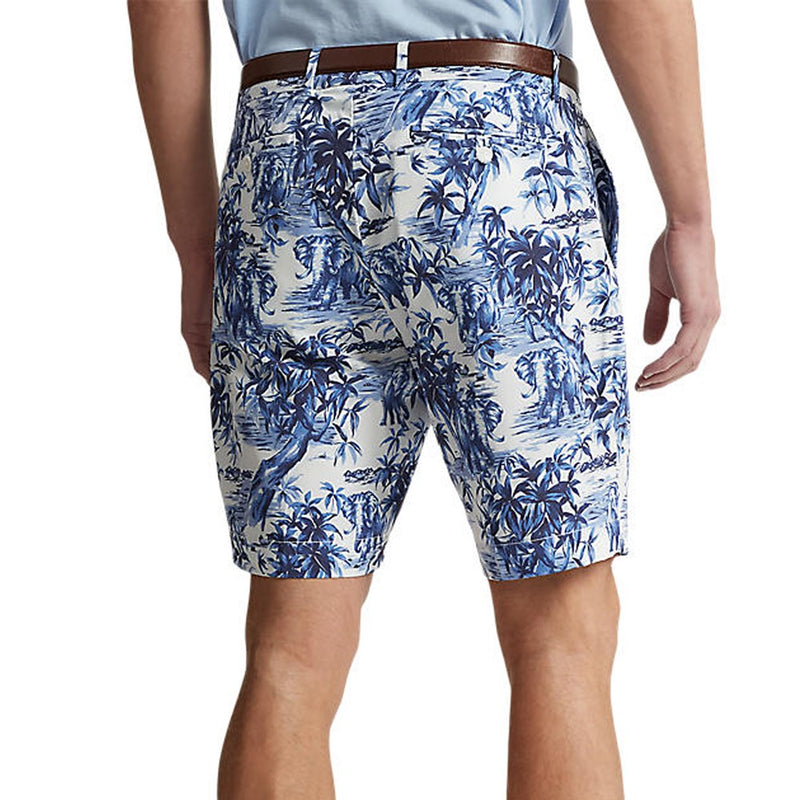 RLX Ralph Lauren Athletic Stretch Printed Golf Shorts - Watercolour Tropics