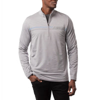 Travis Mathew Rebound 1/4 Zip Mid-Layer - Heather Grey