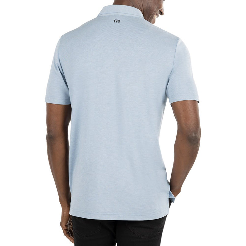 Travis Mathew Desert Drive Golf Polo Shirt - Faded Denim