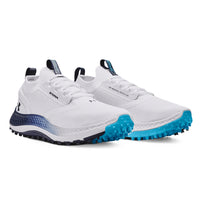 Under Armour Charged Phantom Spikeless Golf Shoes - White/Midnight Navy