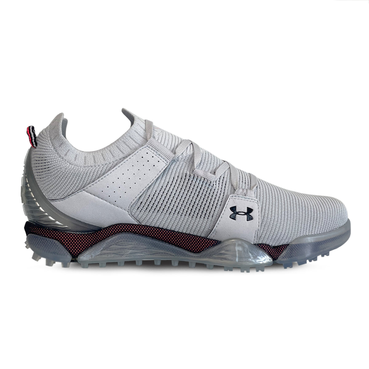 Under Armour HOVR™ Tour Spikeless Wide (E) Golf Shoes - Grey/Orange