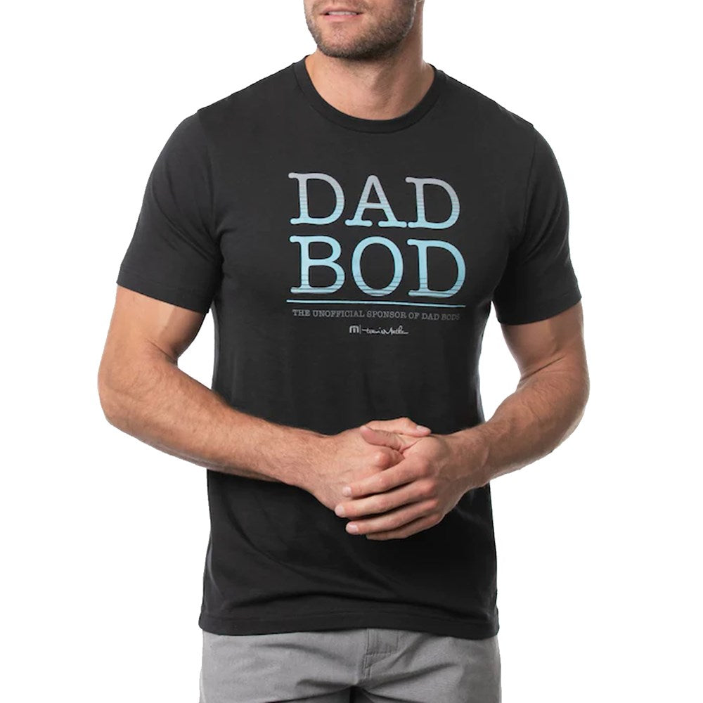 Travis Mathew Dad Bod 2.0 Golf Shirt - Black