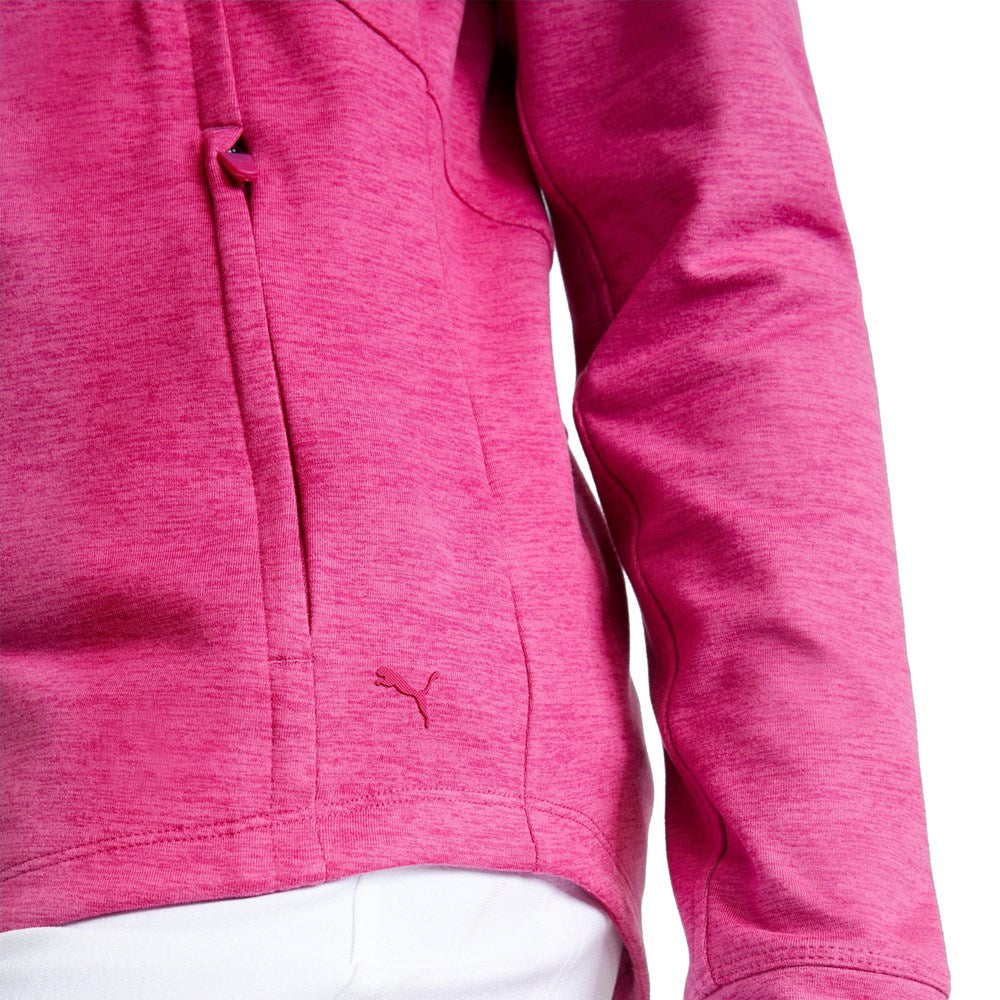 Puma Women's CLOUDSPUN Daybreak Golf Jacket - Festival Fuchsia Heather