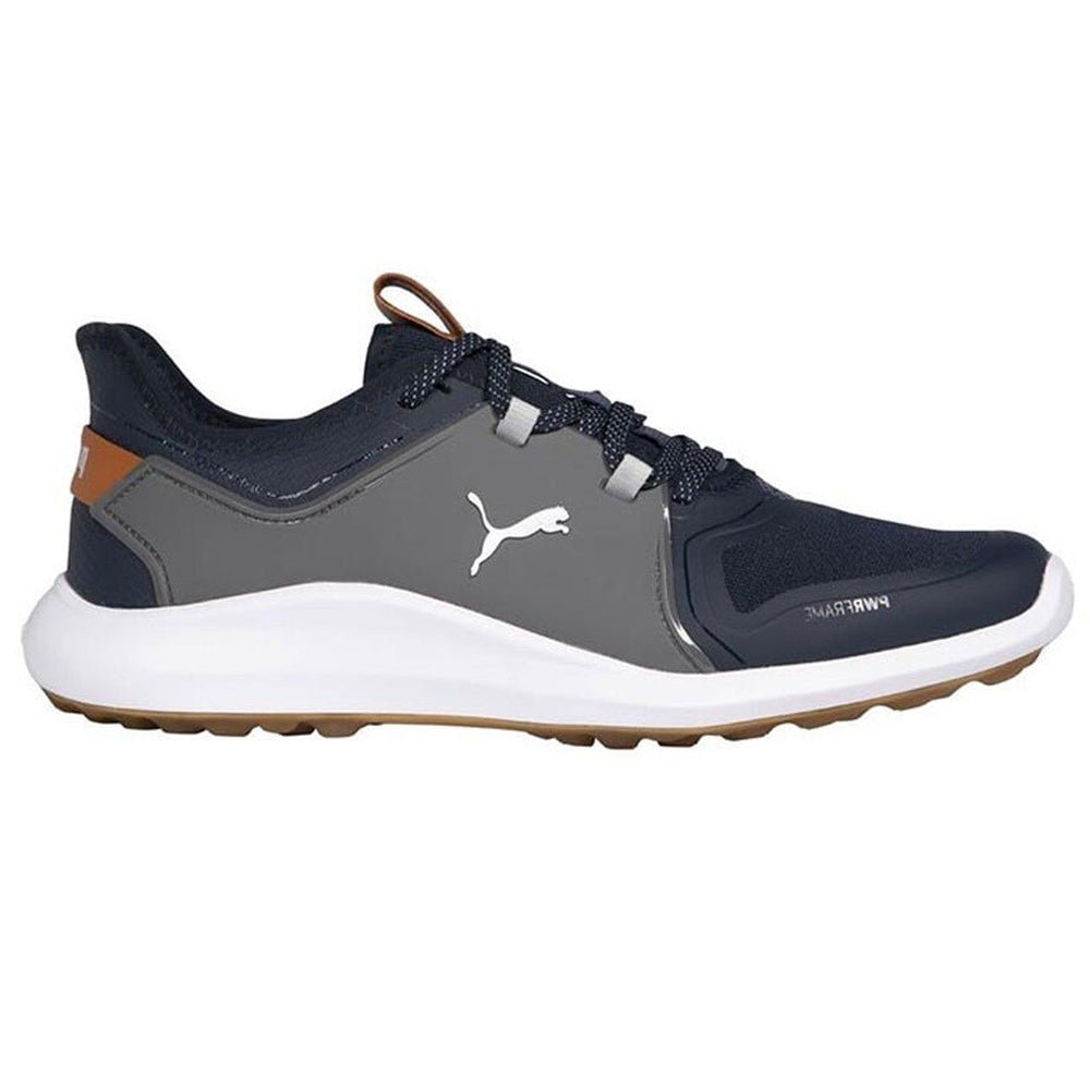 Puma IGNITE FASTEN8 Golf Shoes - Navy/Silver/Quiet Shade