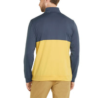 Puma Gamer Colourblock Golf 1/4 Zip - Evening Sky/Mustard Seed