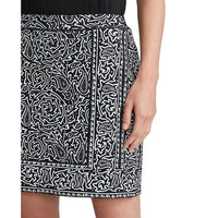 Polo Golf Ralph Lauren Women's Printed Skort - Black Border Block Print