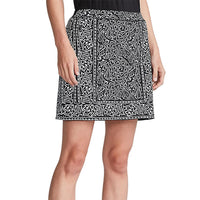 Polo Golf Ralph Lauren Women's Printed Skort - Black Border Block Print