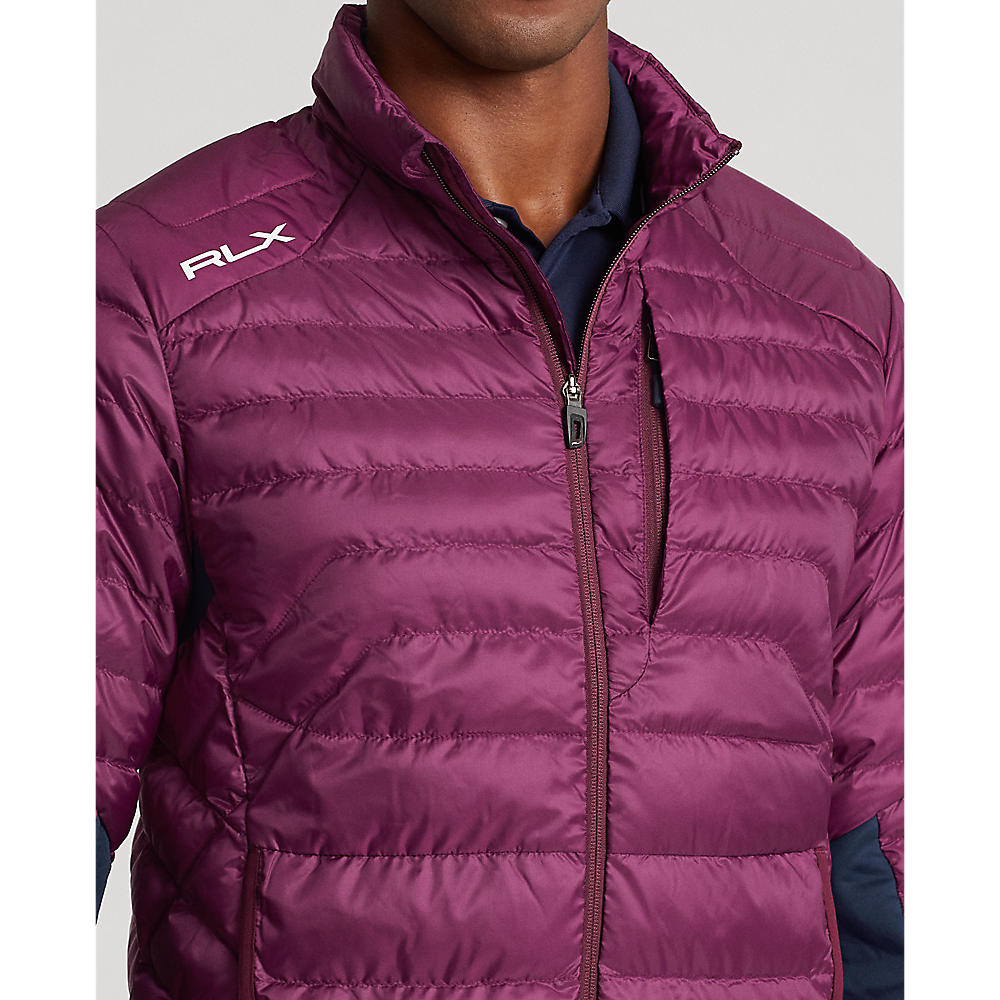 RLX Ralph Lauren Pivot Insulated Water-Repellent Bomber Jacket - Rich Ruby