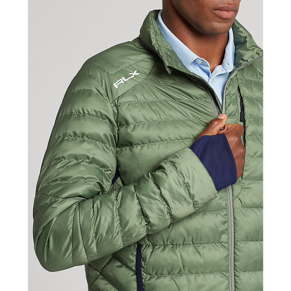 RLX Ralph Lauren Pivot Insulated Water-Repellent Bomber Jacket - Cargo Green