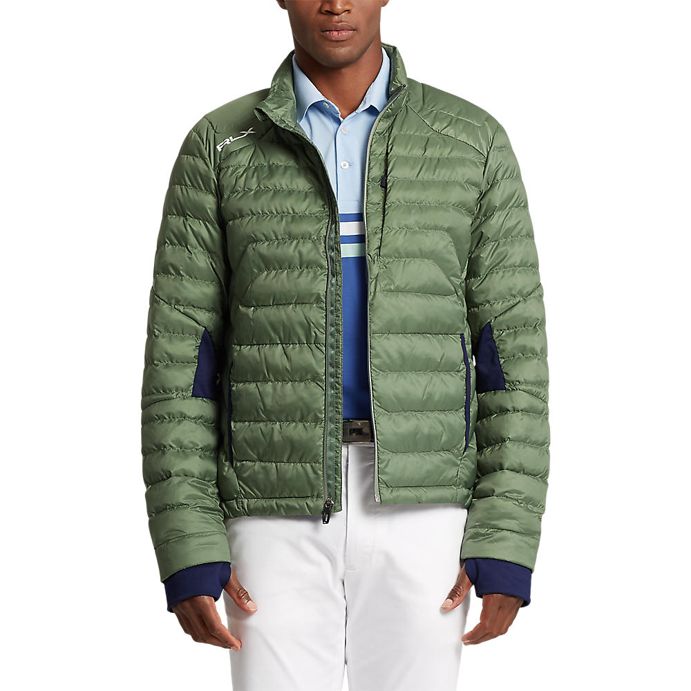 RLX Ralph Lauren Pivot Insulated Water-Repellent Bomber Jacket - Cargo Green