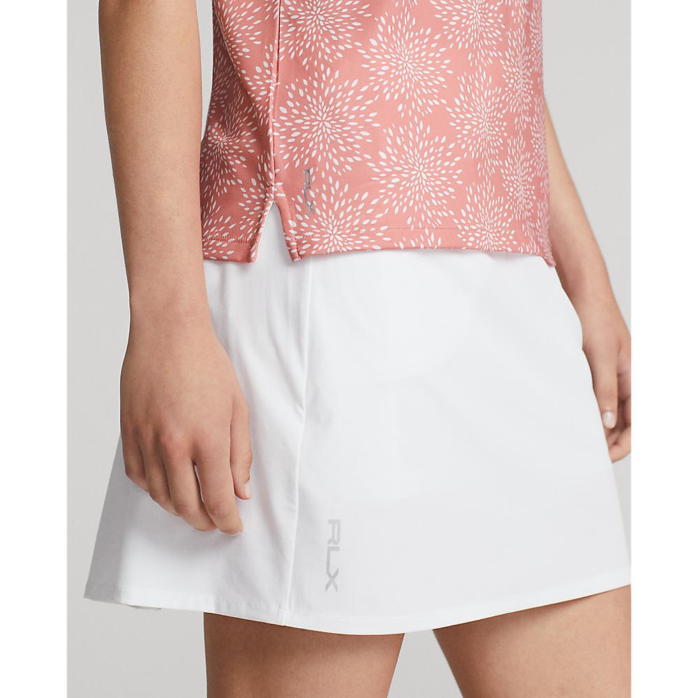 RLX Ralph Lauren Women's Printed Airflow Performance Golf Shirt - Dolce Pink Petal Burst