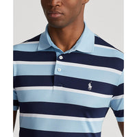 RLX Ralph Lauren Performance Pique Polo - Powder Blue Multi